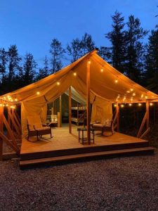 glamping, tent