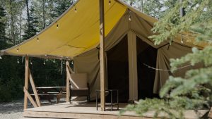 tent, canvas, glamping