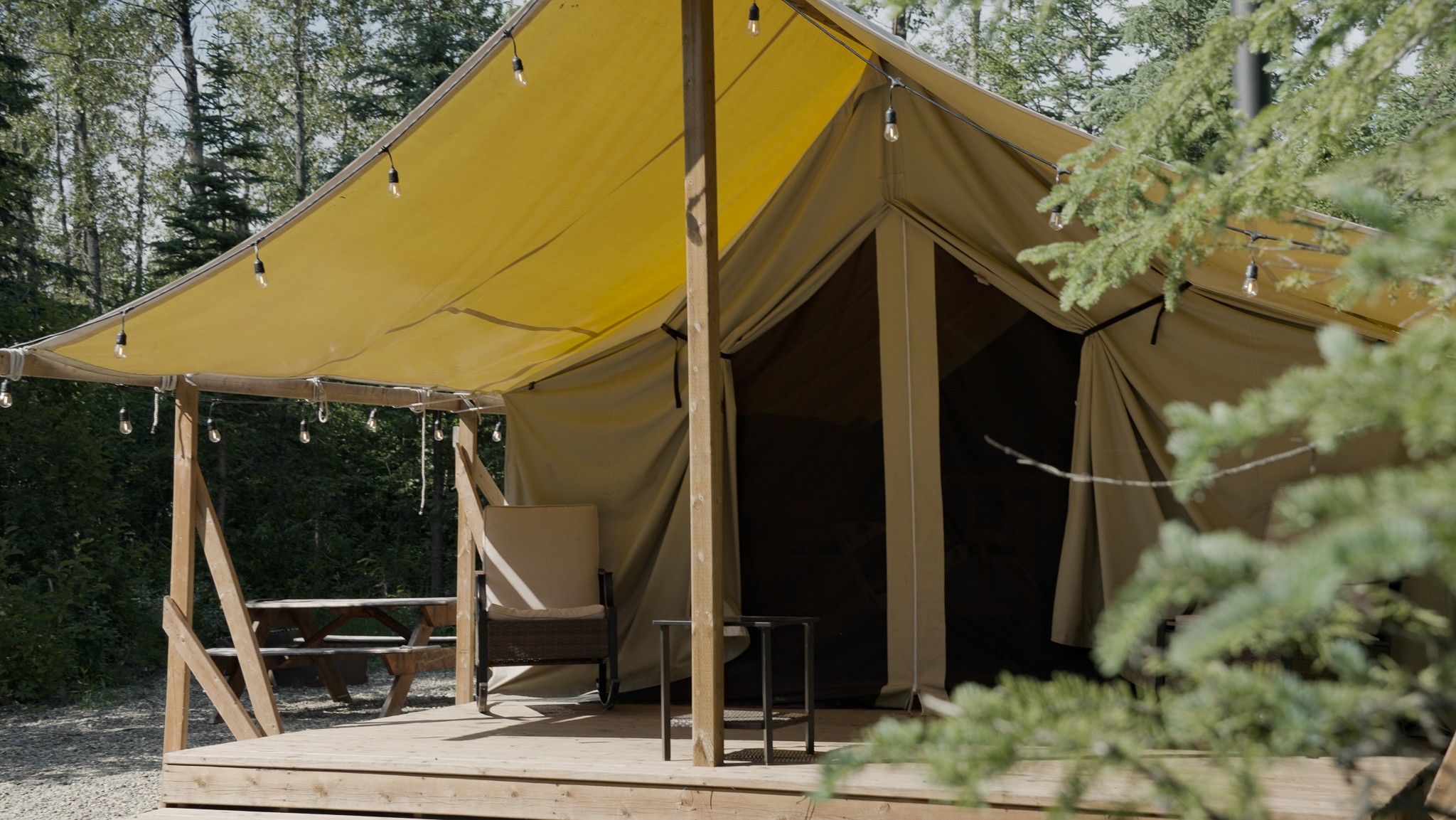 tent, canvas, glamping