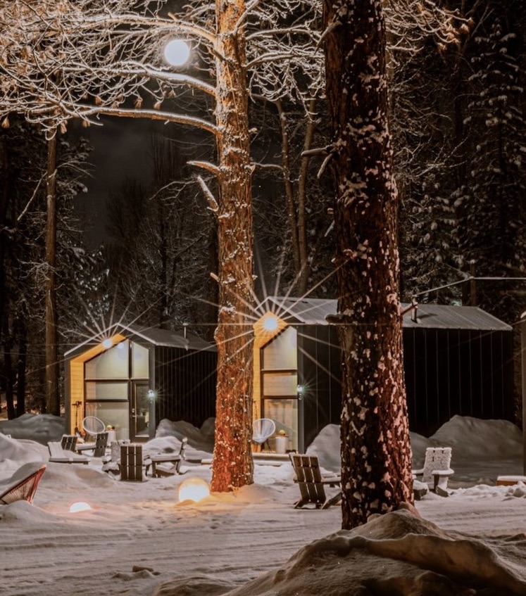 cabins, camp site, alberta